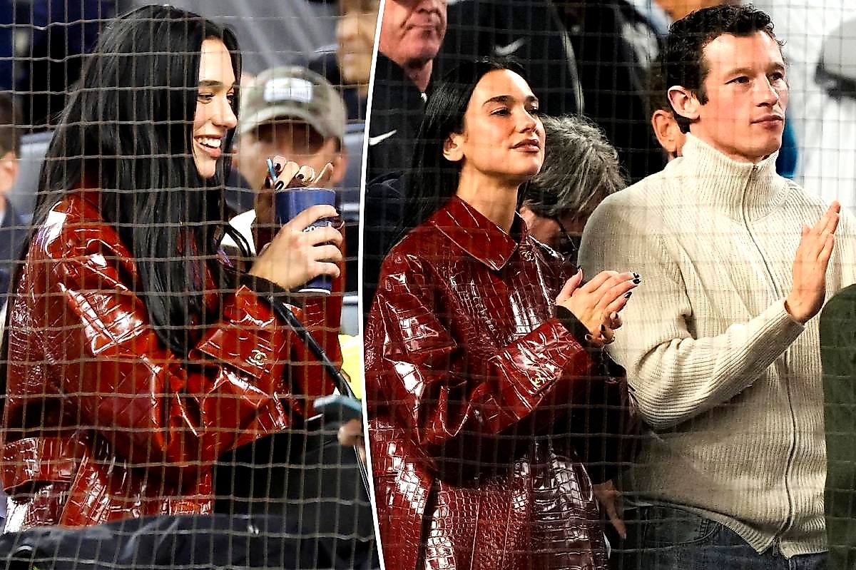 Dua Lipa's $15,000 Chanel Coat Turns Heads at Yankee Stadium Game