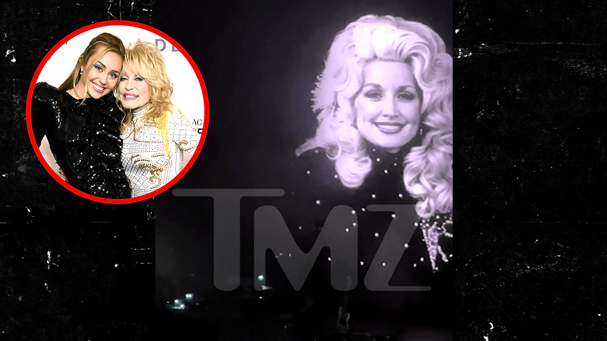 Miley Cyrus reveals Dolly Parton's mysterious visit at Hollywood Bowl