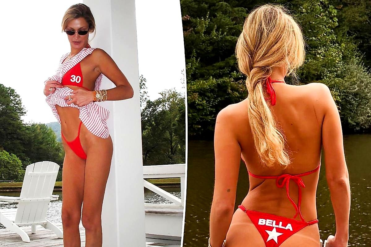Bella Hadid's 30th bikini reveal turns party into runway frenzy