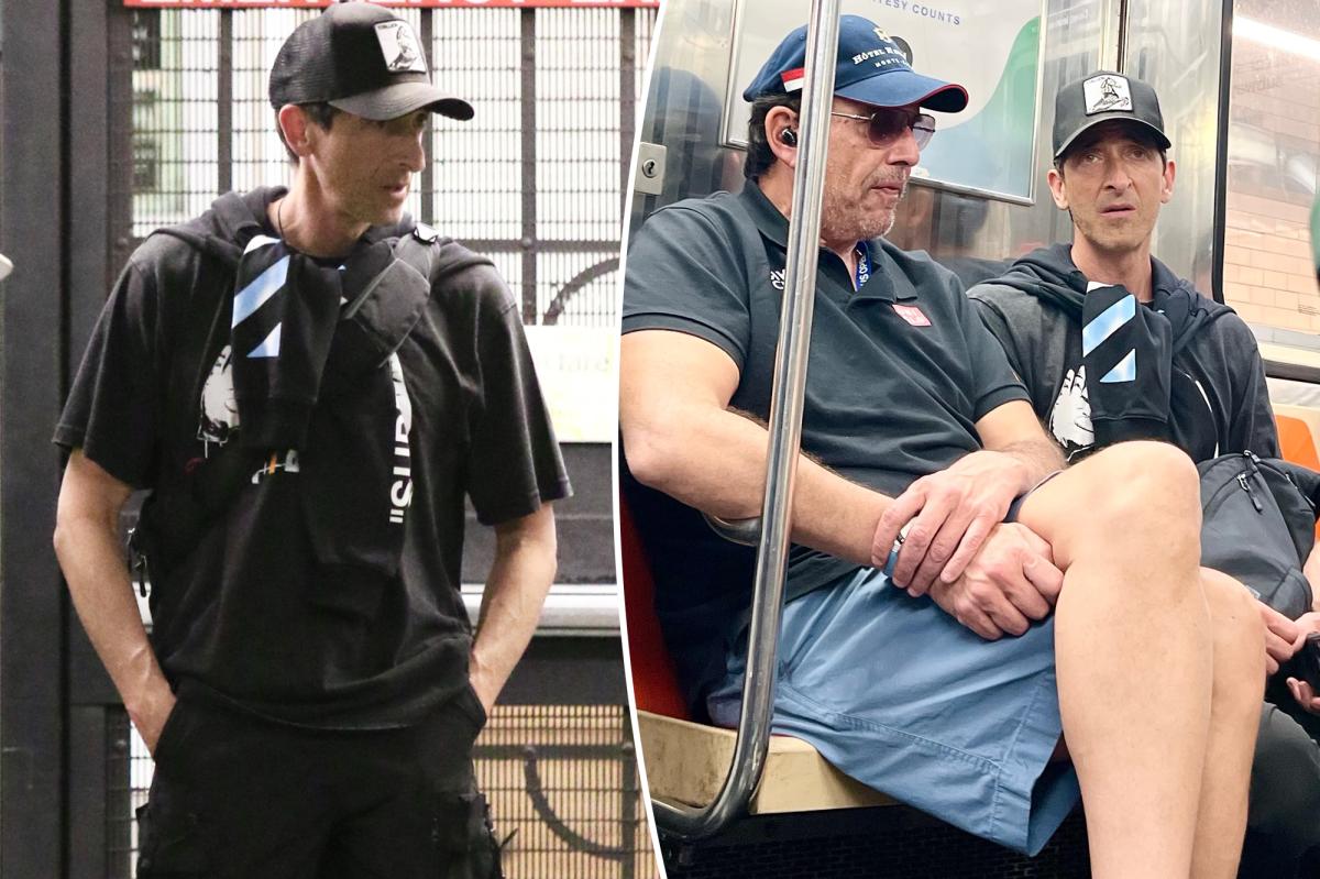 Adrien Brody Boards NYC Subway in Plainclothes After Broadway Debut