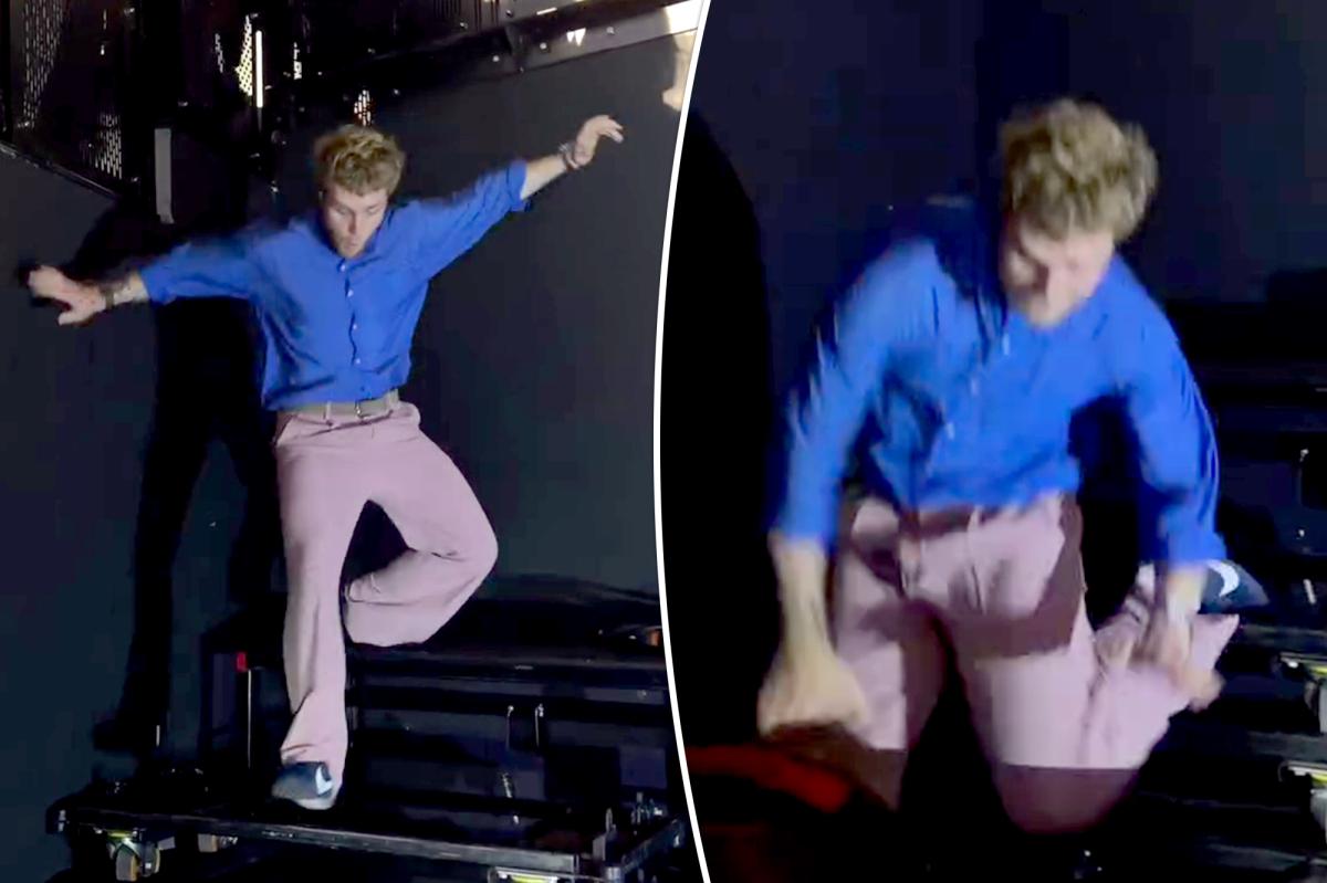 Alex Warren crashes mid‑show after a shocking misstep at Rod Laver
