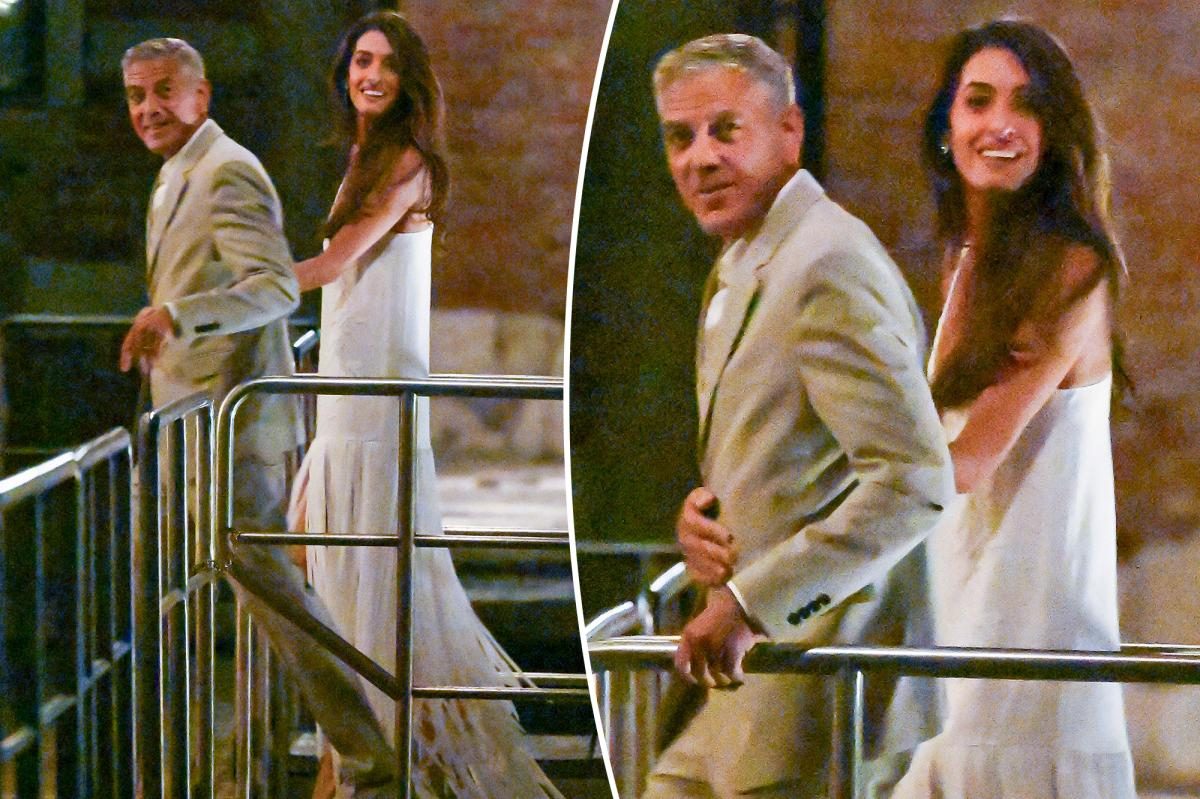 Amal & George Clooney Go to 2014 Venice Wedding Site, Clooney Wins Lion