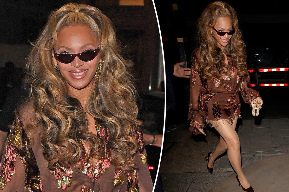 Beyoncé turns 45 with a $5,400 Cavalli look that turns heads in London