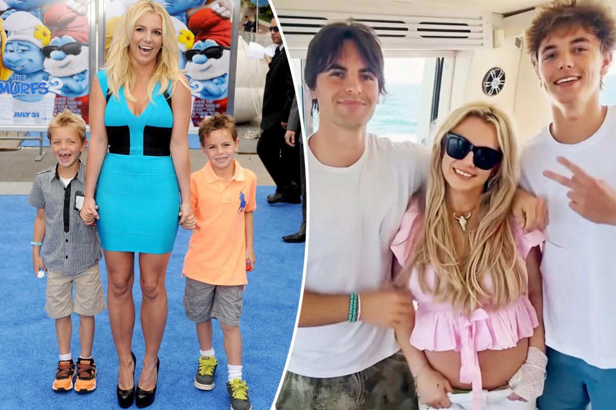 Britney Spears Shocks Her Sons with a Birthday Surprise that Brings Tears
