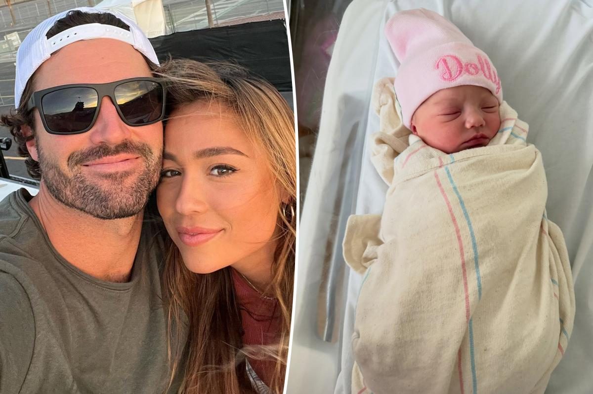 Brody Jenner & Tia Blanco surprise fans with Dolly Jane on Peace Day