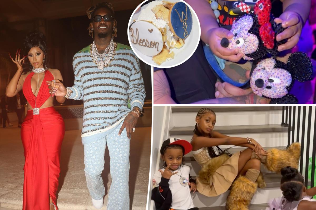 Cardi B & Offset Shocked Fans With One-Stop Birthday Bash for Kids