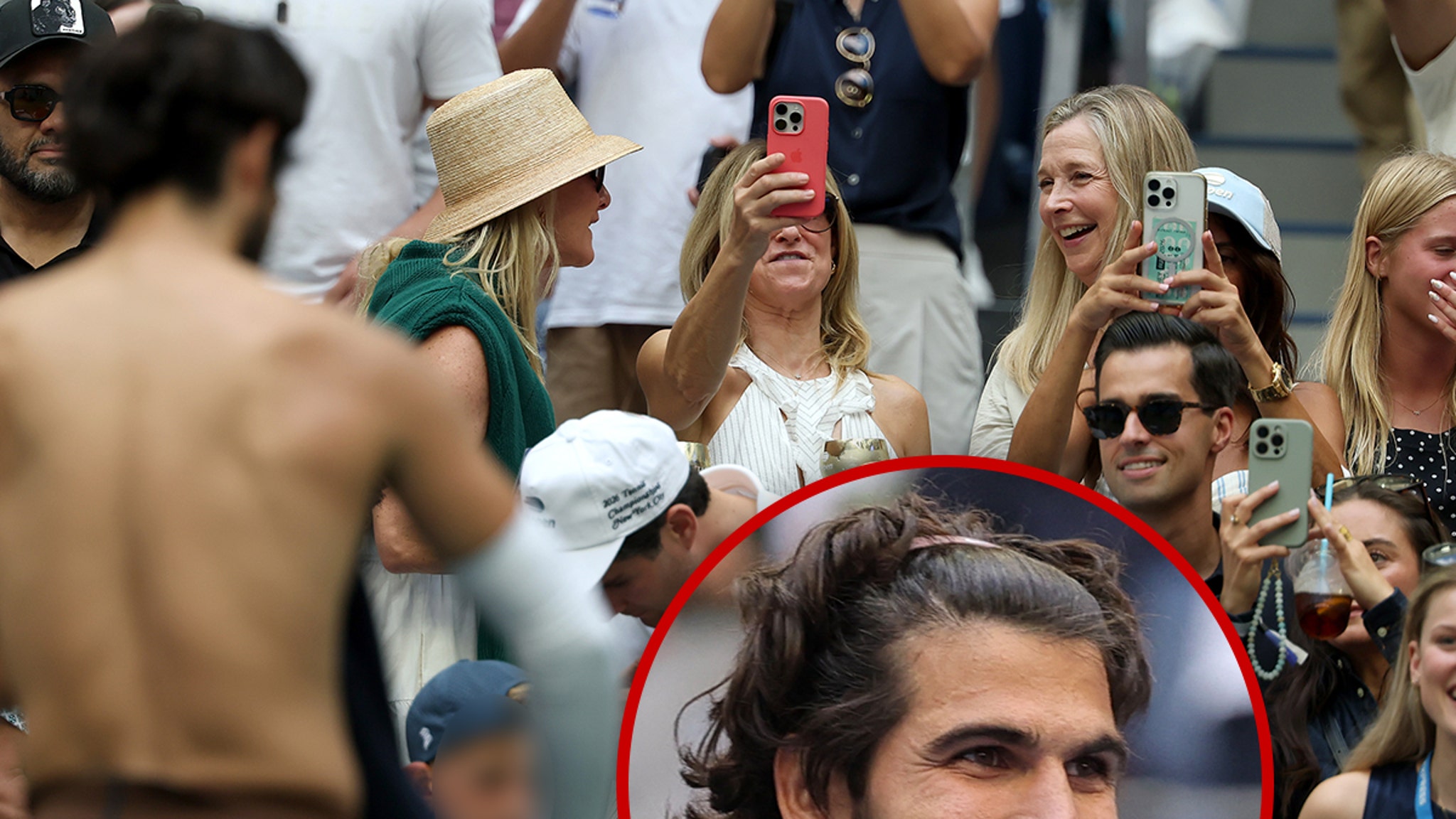 Alcaraz Drops Shirt Mid‑Serve at U.S. Open, Crowd Goes Wild