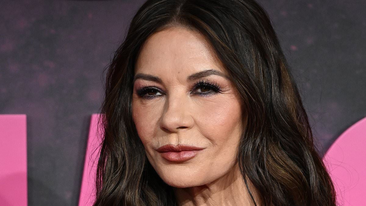 Catherine Zeta‑Jones dazzles in silver sequin gown at Curzon premiere