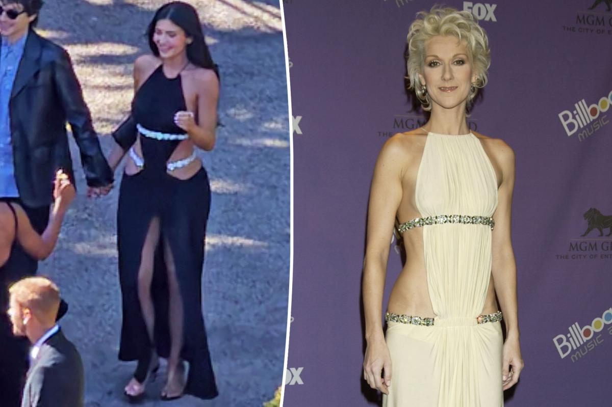 Celine Dion revives gown, inspiring Kylie Jenner’s wedding dress buzz