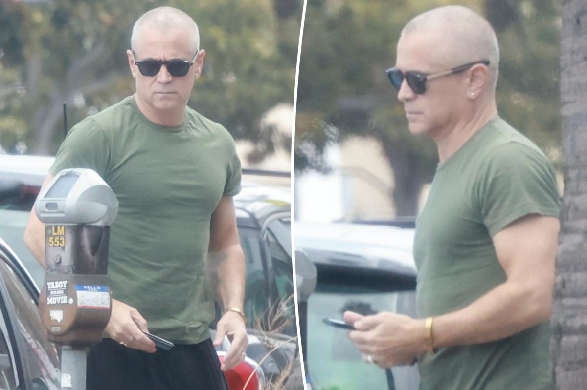 Colin Farrell Shaves Head in LA, Sparking Buzz Before Batman Part II