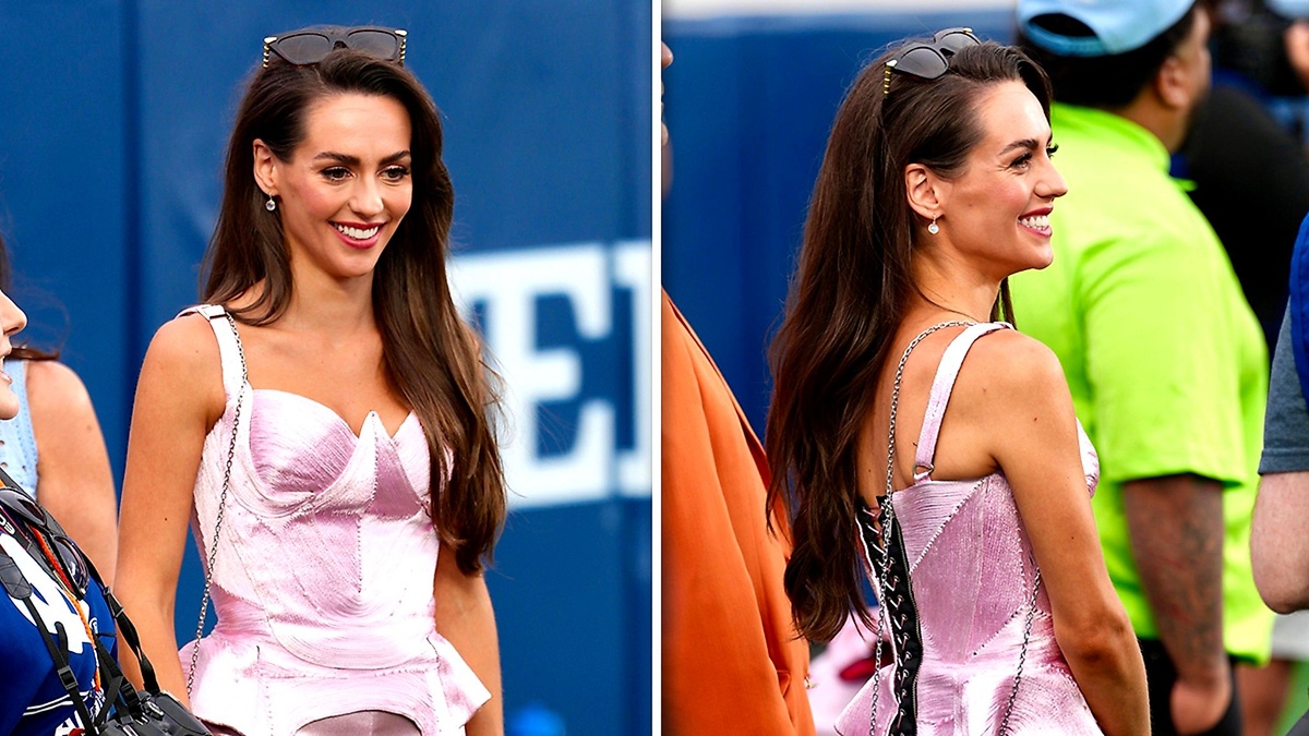 Jordon Hudson's pink bustier turns UNC game into pop‑culture spectacle