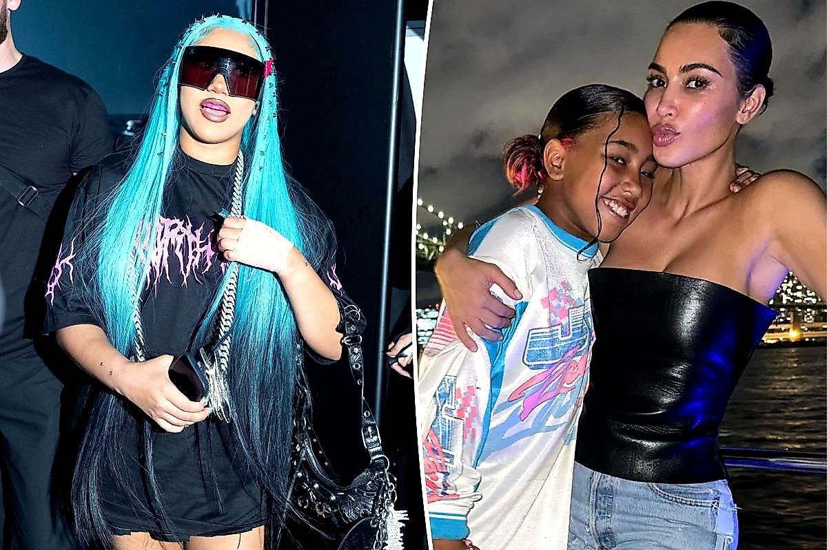 Kim Kardashian reveals she throttles 13‑year‑old North West's projects
