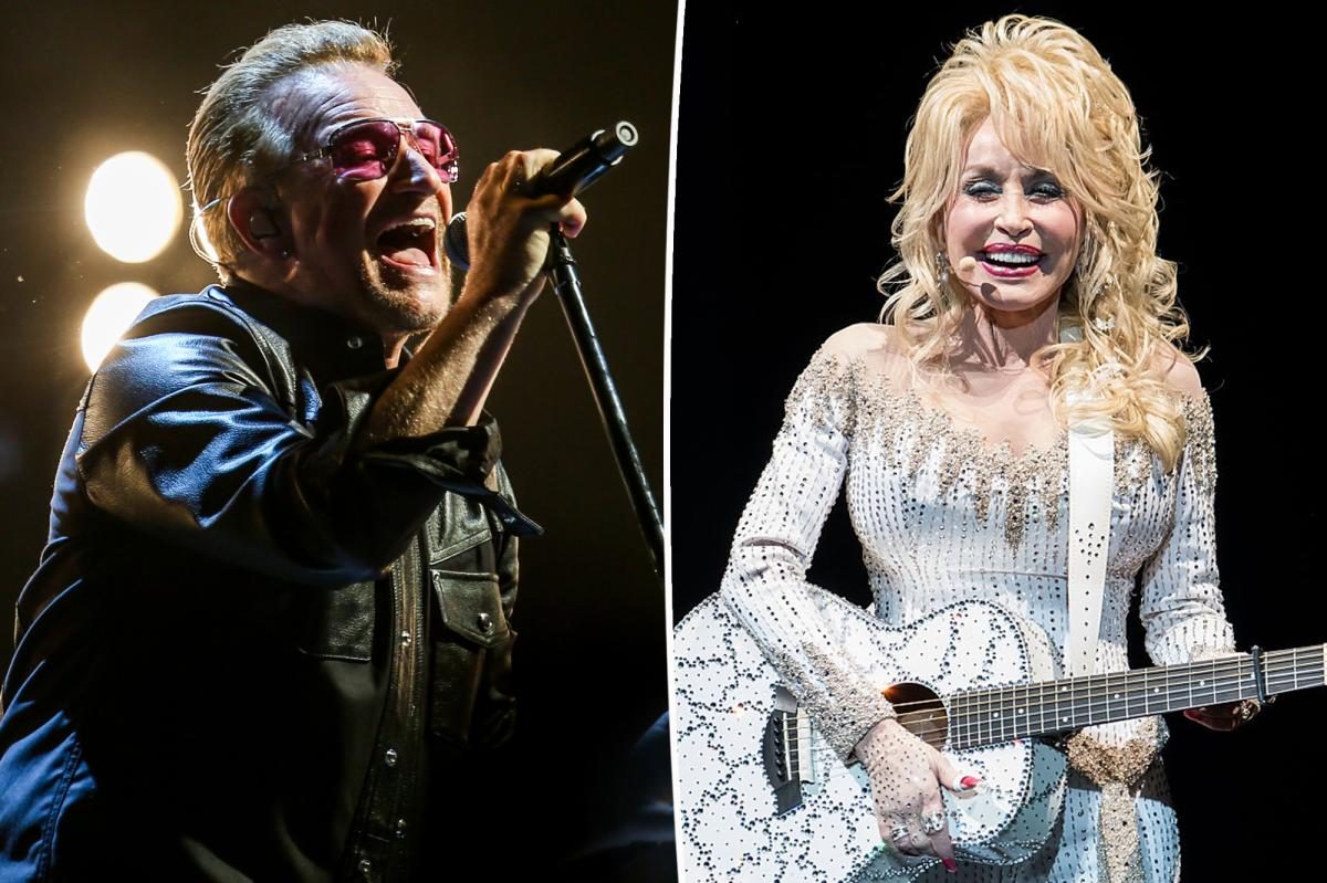 Bono reveals Dolly Parton broke bed rest to record U2 duet