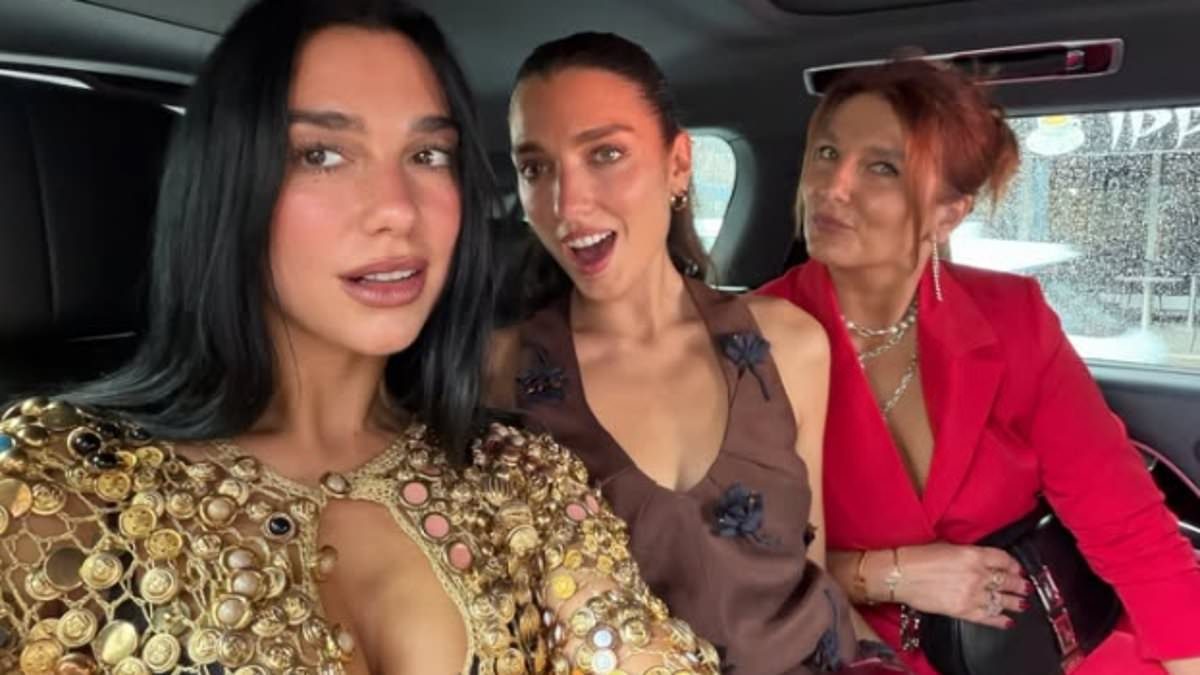 Dua Lipa Dazzles, Reveals Family Secret at Albanian Wedding