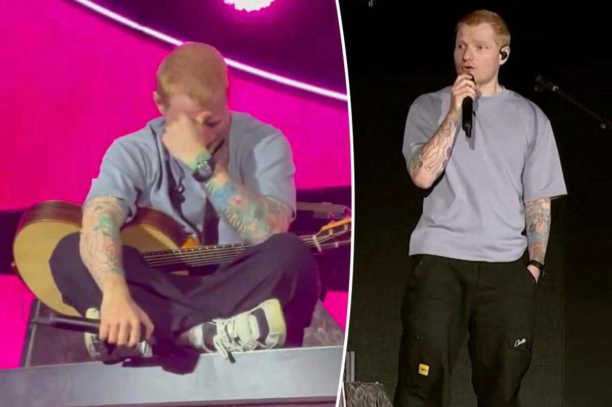 Sheeran scrambles B stage in Philadelphia after Macklemore quits