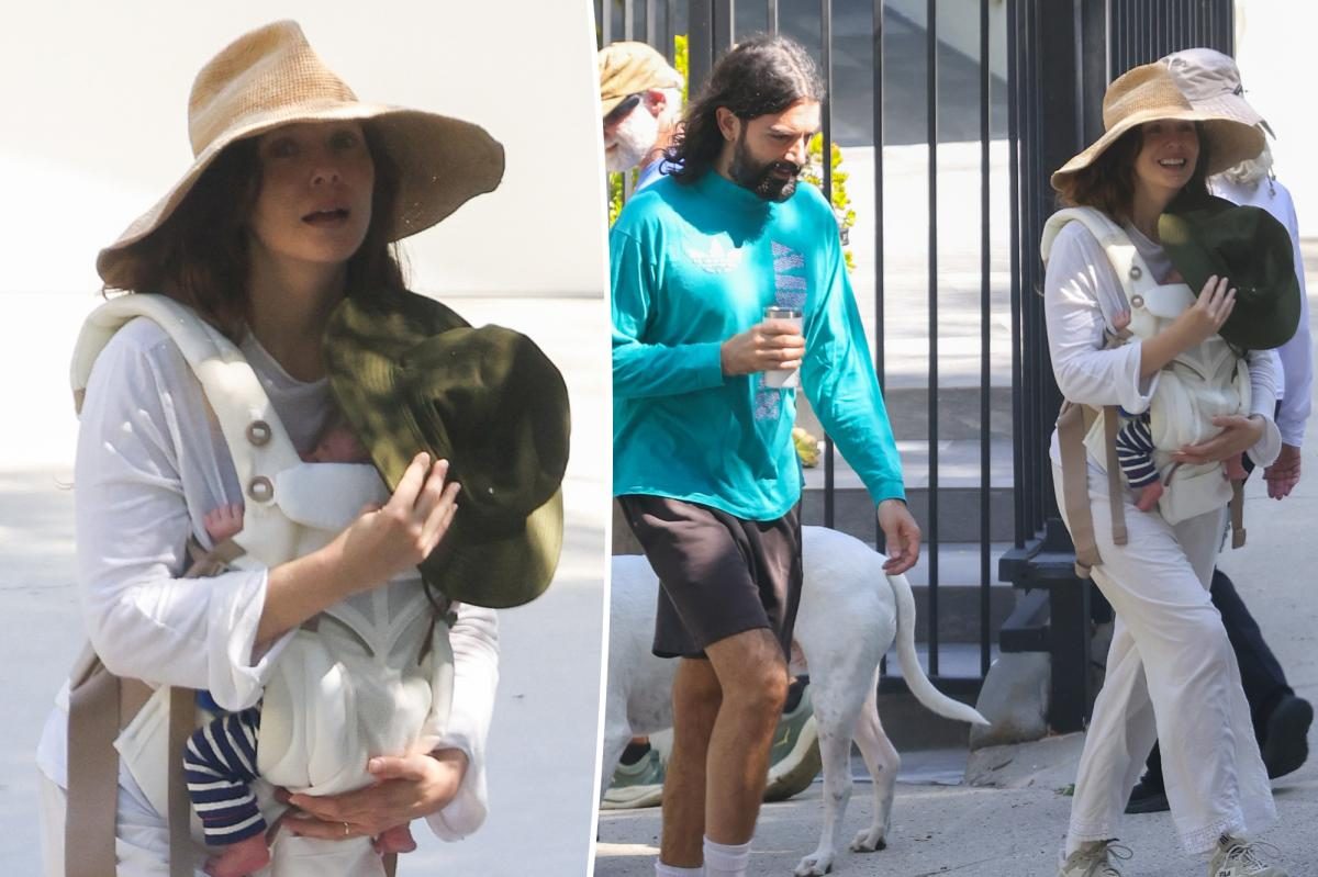 Elizabeth Olsen Surprises Fans Strolling LA with Her Newborn