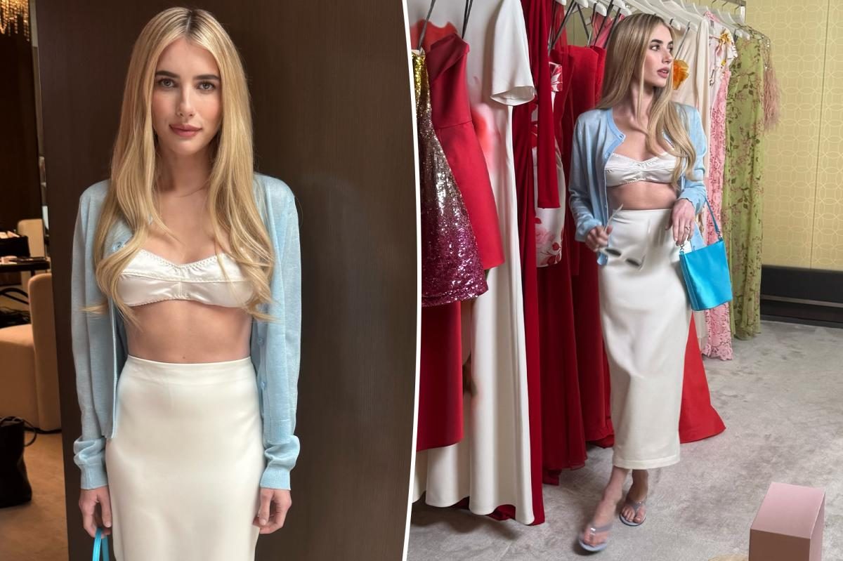 Emma Roberts Dazzles Idaho Bridesmaids with Secret Custom Tote Surprise