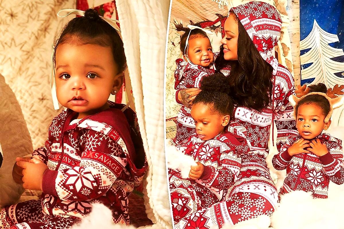 Rihanna's 1‑Year‑Old Rocki Rocks Savage Hoodies, Sparks Viral Shot