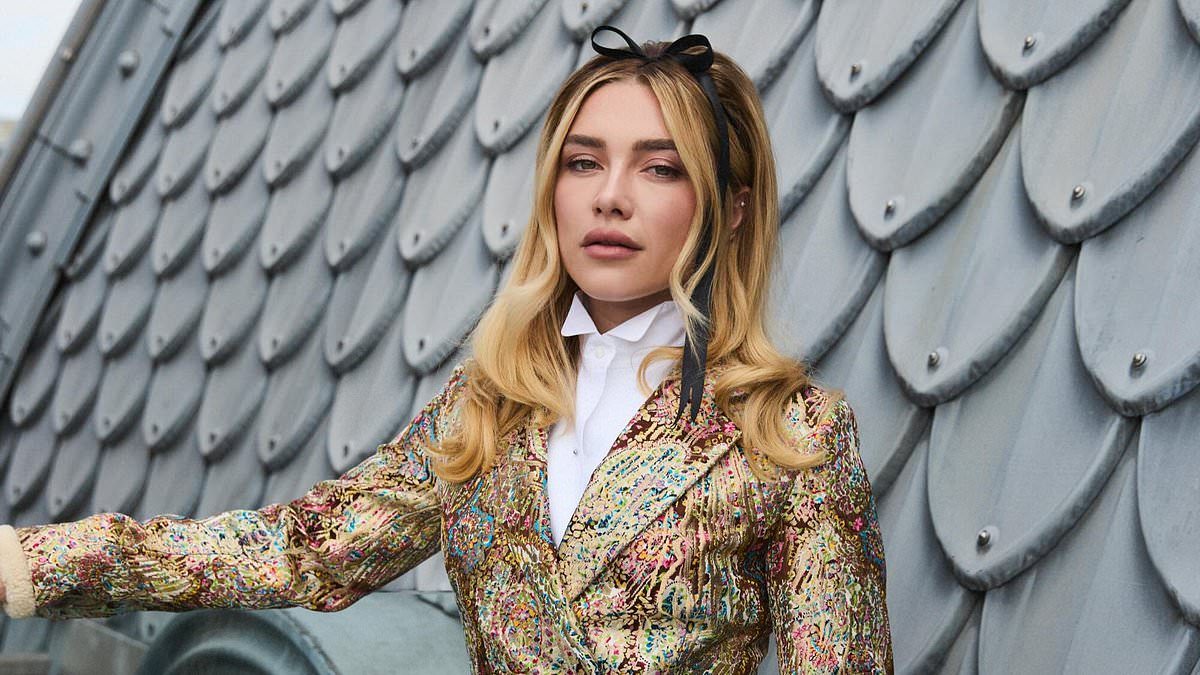 Florence Pugh Stuns in a Wild Dior Blazer Dress at East Of Eden