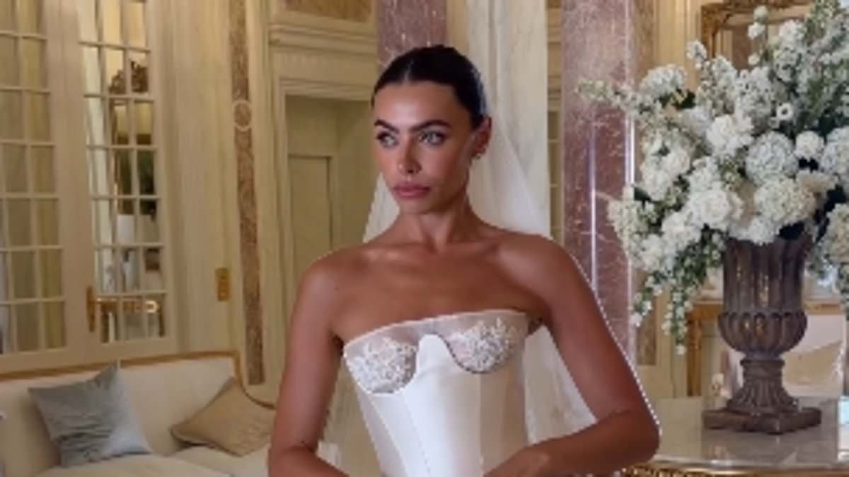 Francesca Allen weds Ed Crossan in Monaco, Love Island stars watch!