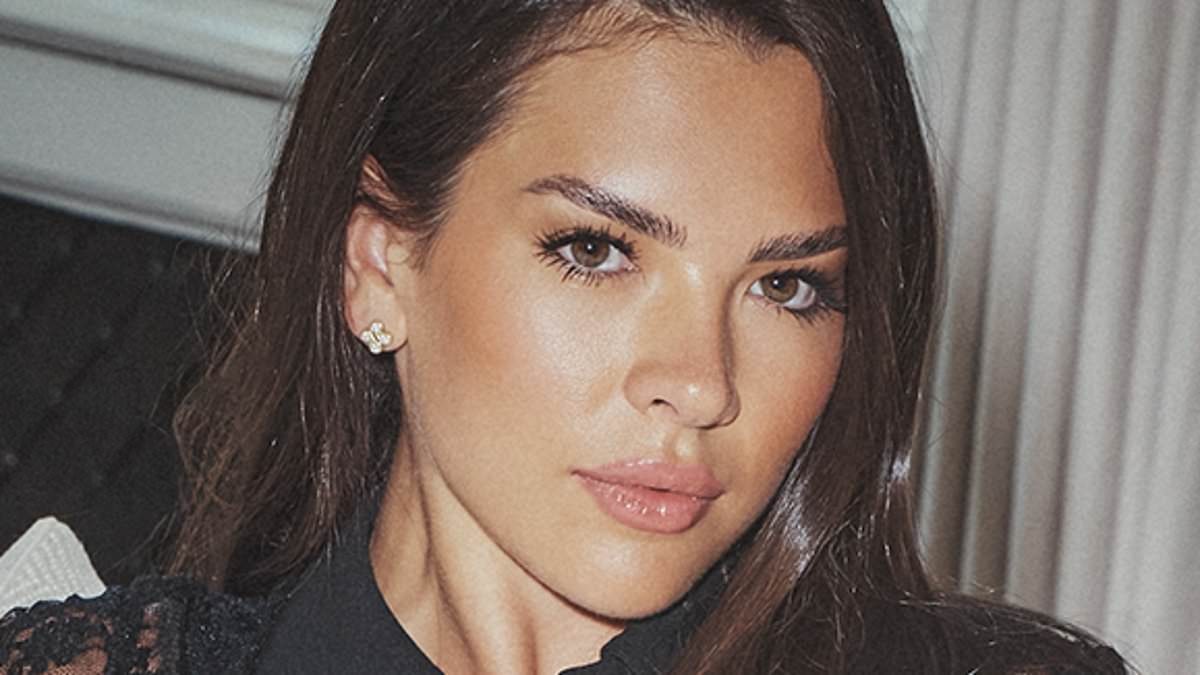 Backless Dress Stuns Gemma Owen as She Drops Horse‑Print Collection and Surprise