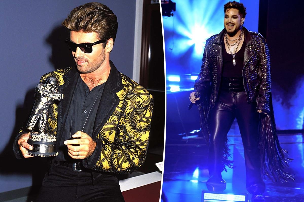 Adam Lambert shocks VMA crowd, paying tribute to George Michael