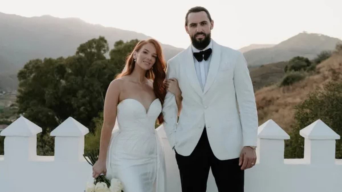 Tom Wilson ties the knot with rower Chelsea Atkin in Marbella