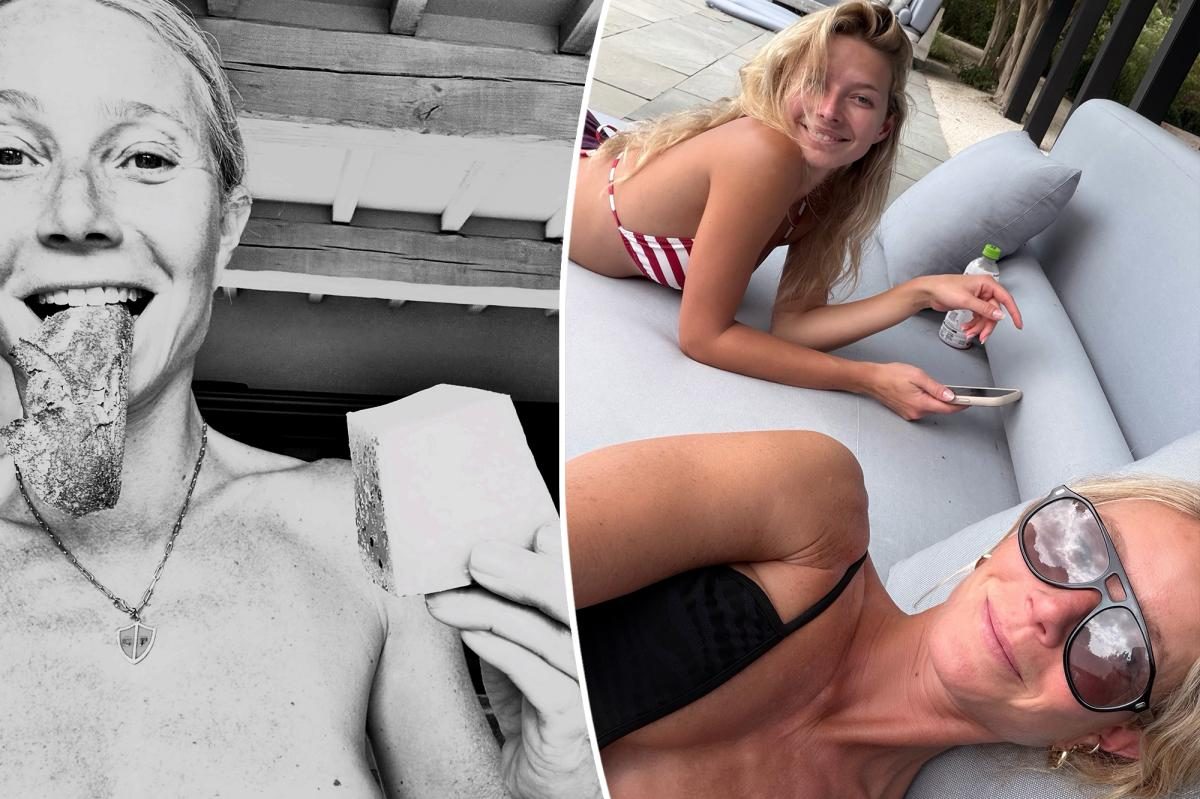 Gwyneth Paltrow Splashes Into Poolside Fun With Daughter Apple Martin