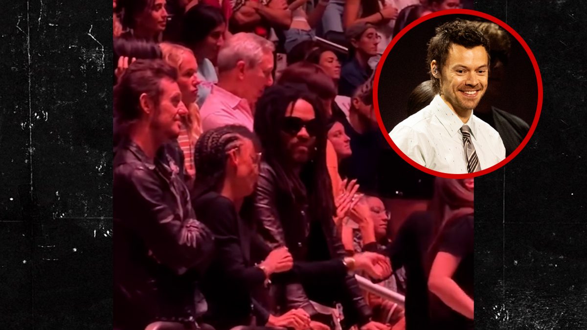Harry Styles Wins Lenny Kravitz to Front Row, Guess Family Secrets