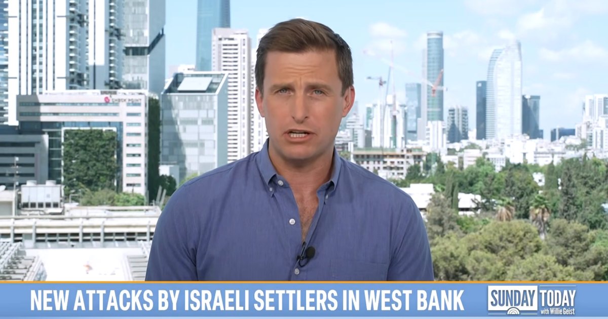 Matt Bradley Is Stunned as Masked Settlers Assault Him in West Bank
