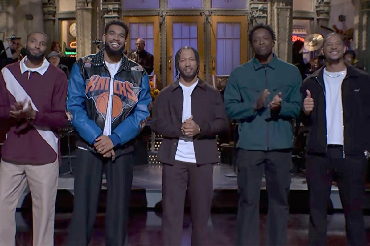 Jalen Brunson pulls Knicks teammates into a jaw‑dropping SNL improv