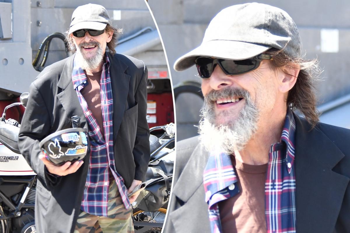 Judd Nelson rides a motorcycle at 40th Breakfast Club reunion—why?
