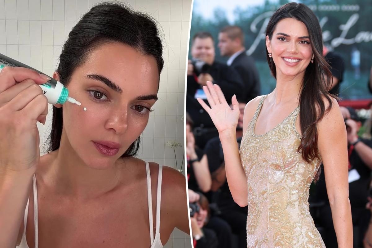 Kendall Jenner shows how Anua’s $22 cream gives instant glow