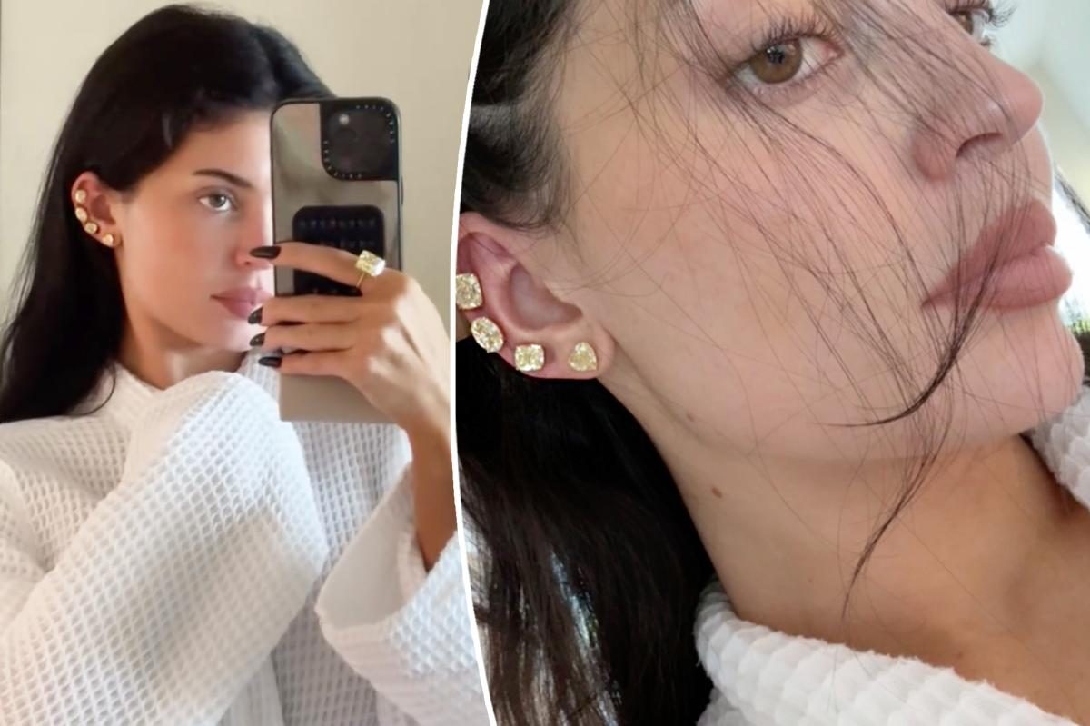 Kylie Jenner's yellow diamond studs and ring ignite Instagram fashion