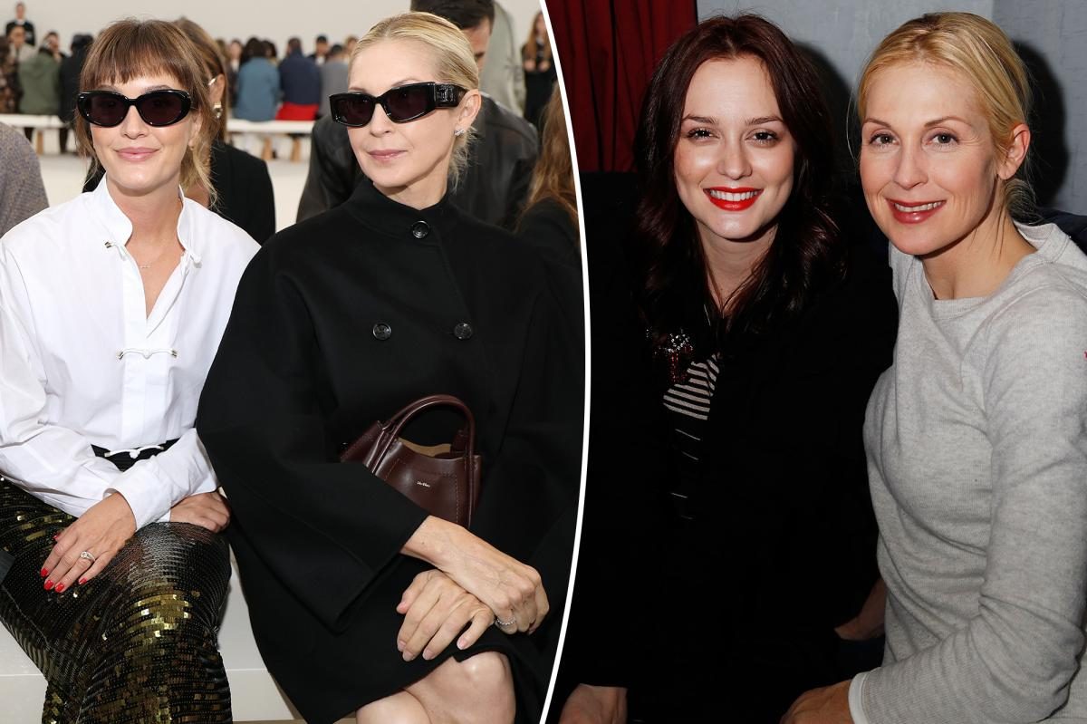 Leighton Meester & Kelly Rutherford Own Milan Fashion Week, Heads Turn