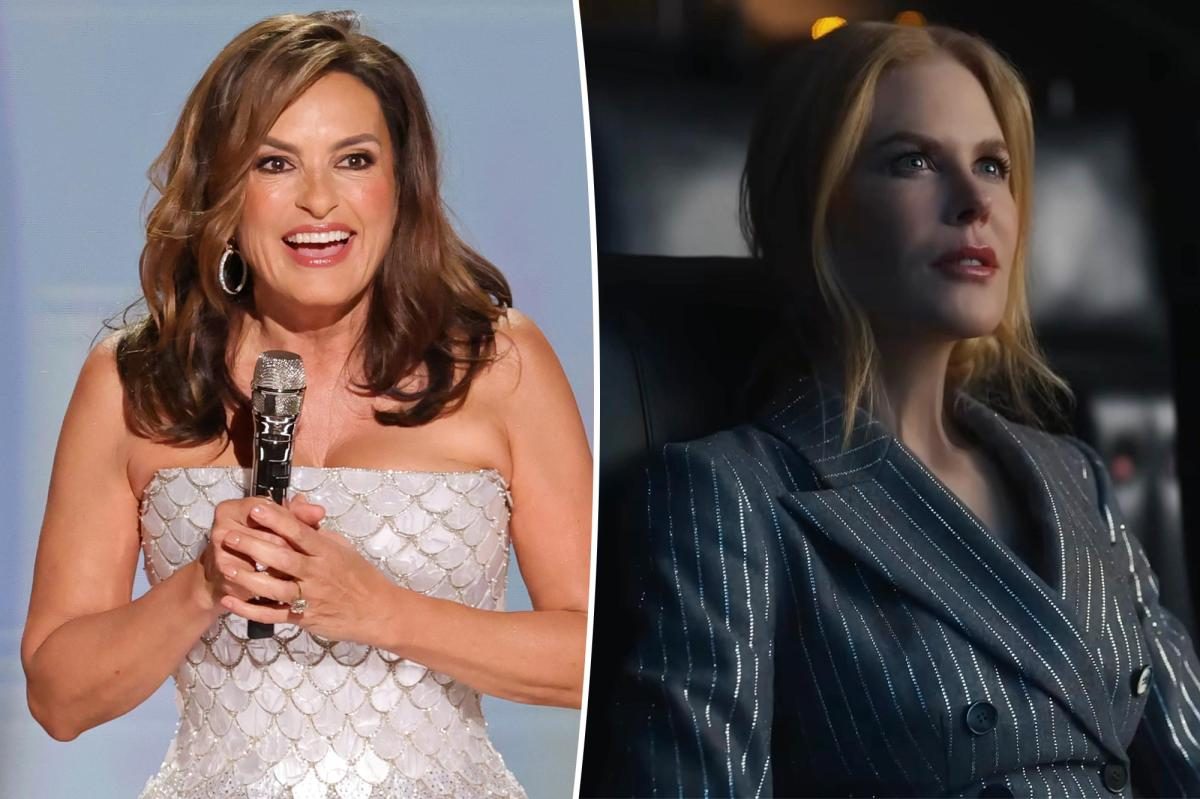 Mariska Hargitay's Emmy surprises Nicole Kidman with a bold ad parody