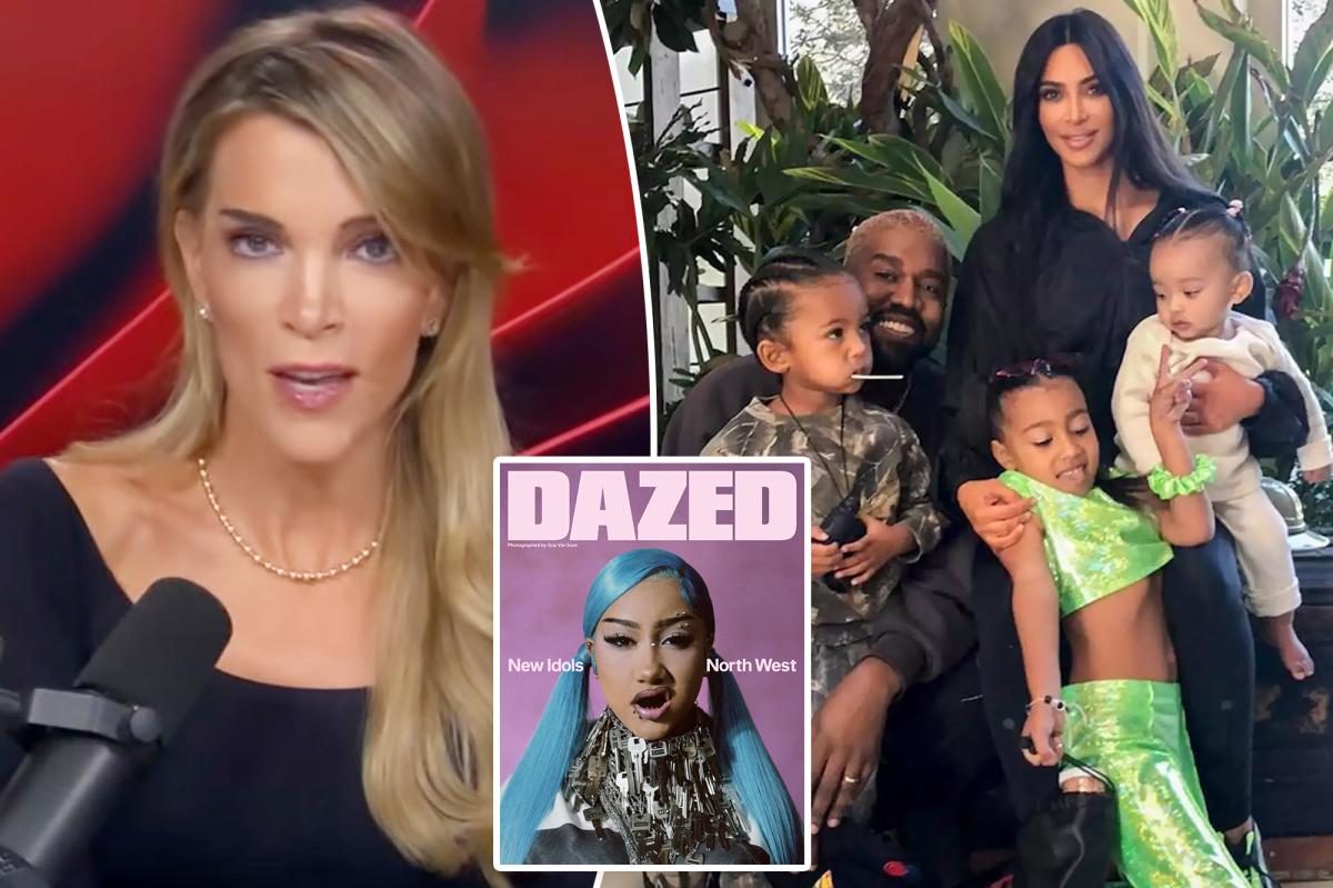 Megyn Kelly slams Kim & Kanye 13‑year‑old North West on Dazed cover