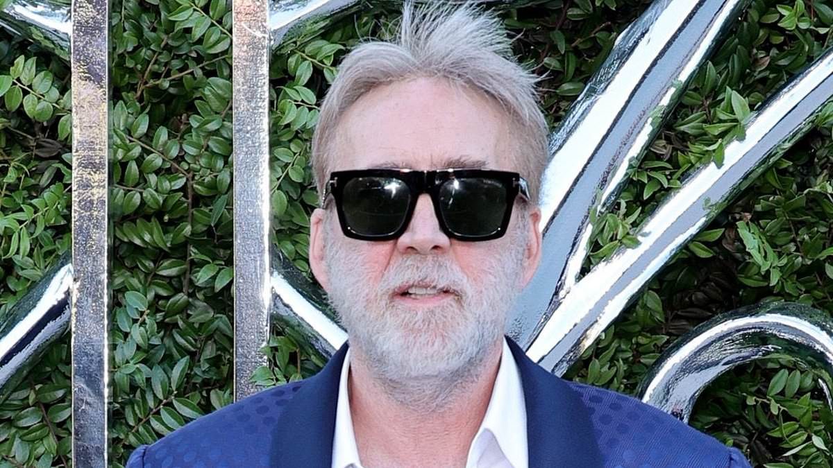 Gray-haired Nicolas Cage steals Lucas Museum with jaw-dropping look