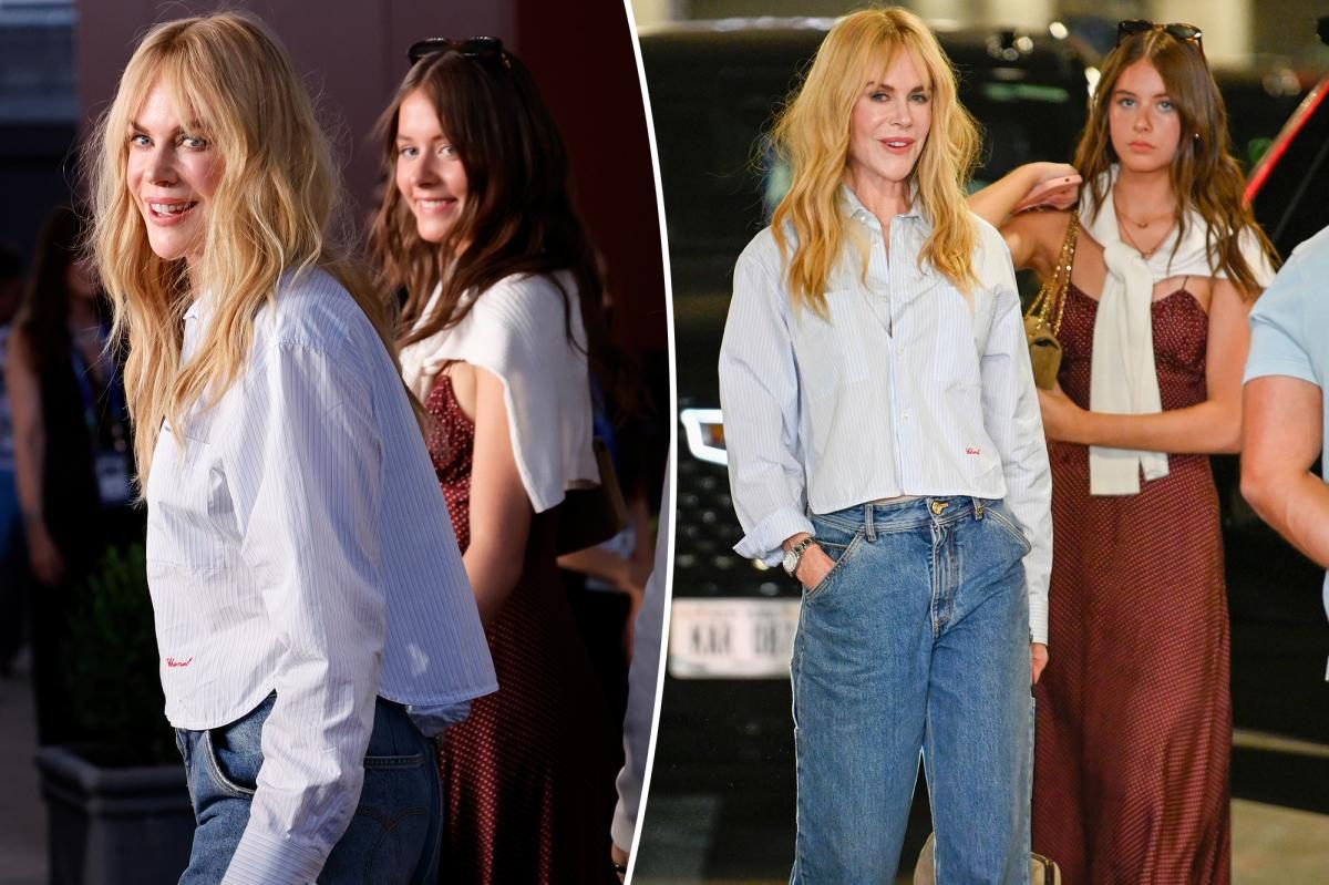 Nicole Kidman & Faith Margaret wow crowd in matching Chanel at U.S. Open