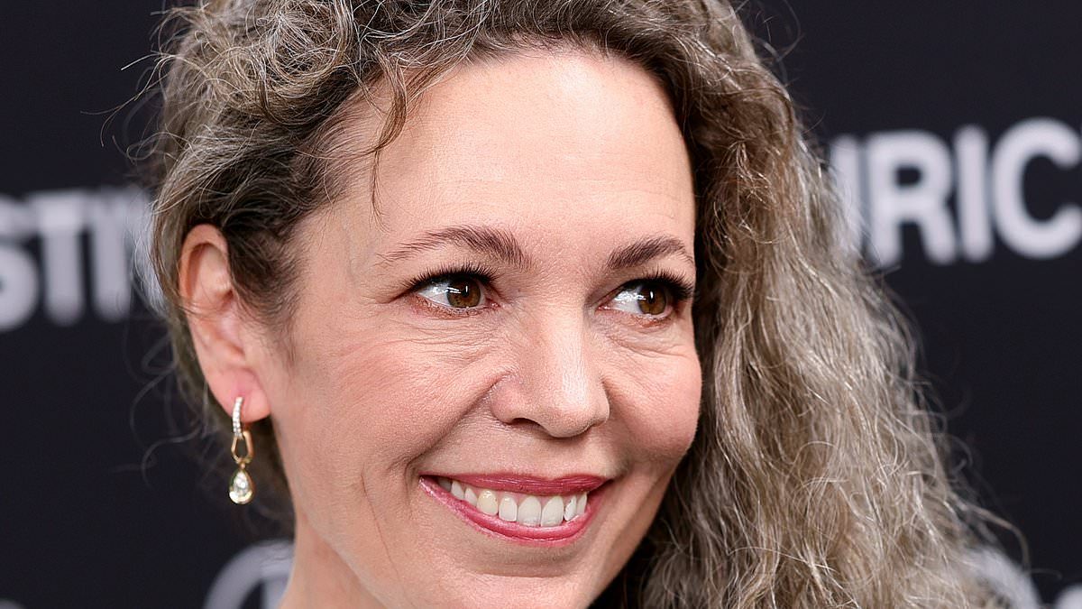 Olivia Colman shocks crowds with flowing grey mane at Zurich premiere