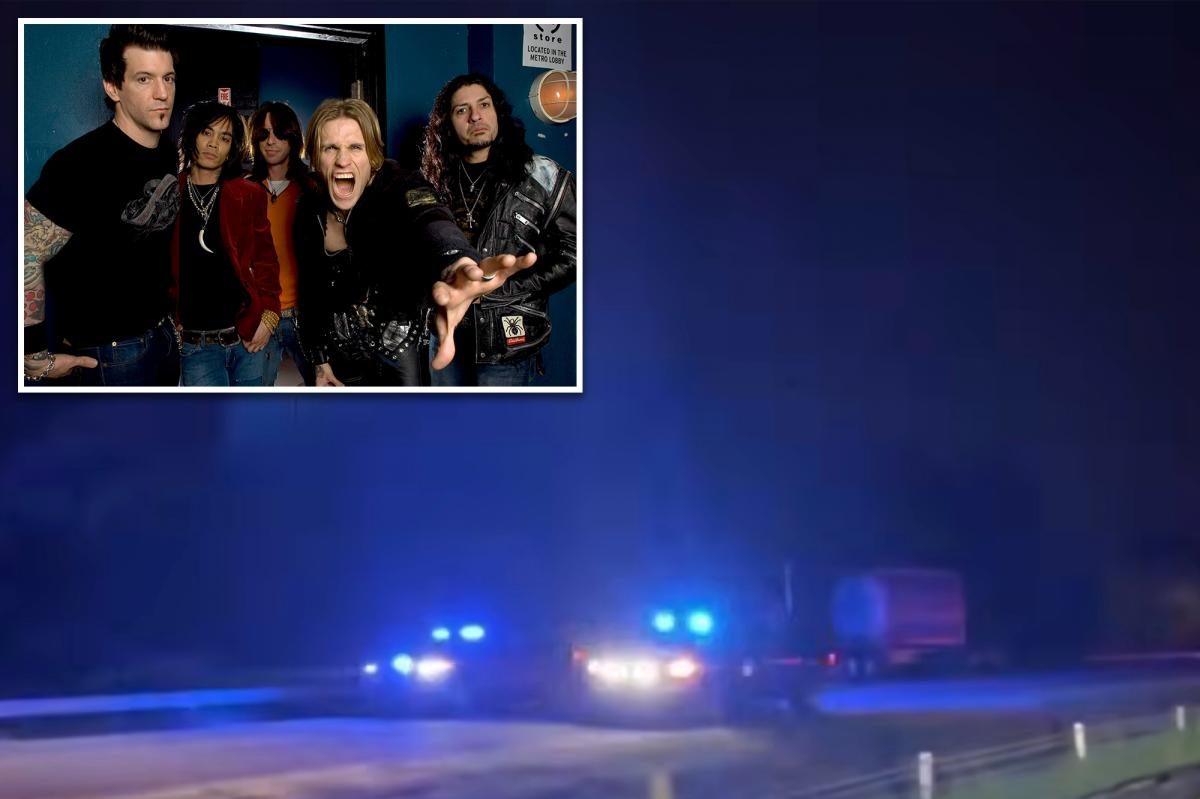 Buckcherry Bus Plunges into I-26 Crash, One Dead, Band Safe