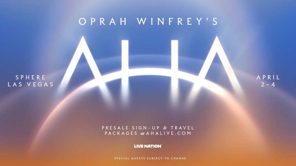 Oprah turns the Sphere into a heart‑racing AHA spectacle