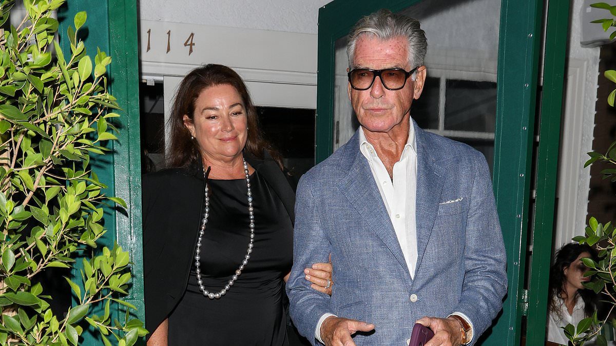Brosnan's midnight LA feast for Keely Shaye Smith reveals a secret