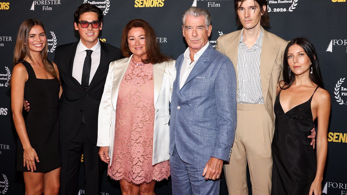 Pierce Brosnan ignites LA premiere with tear‑jerking family moment