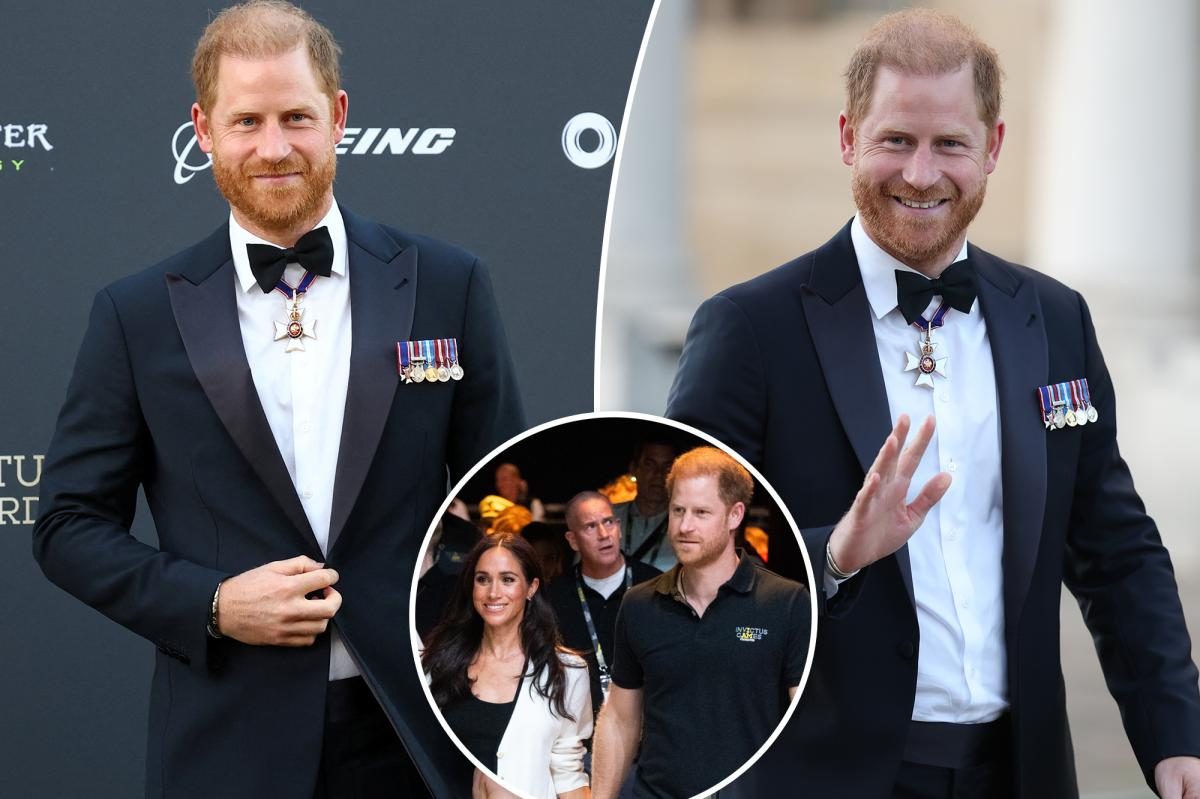Prince Harry Shines Alone at Invictus Gala, Leaving Meghan Behind