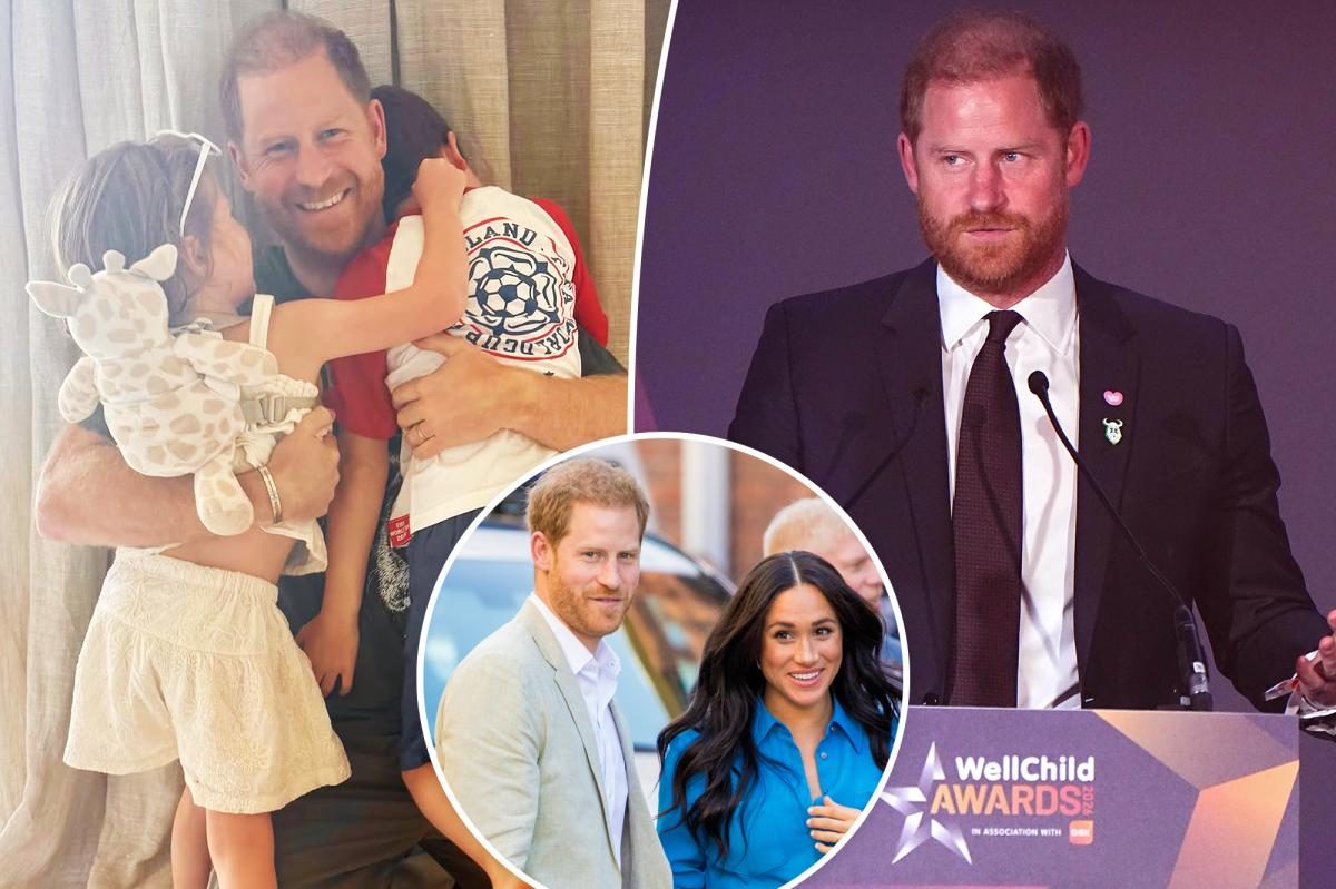 Harry's kids spill secret Marmite stories at WellChild awards