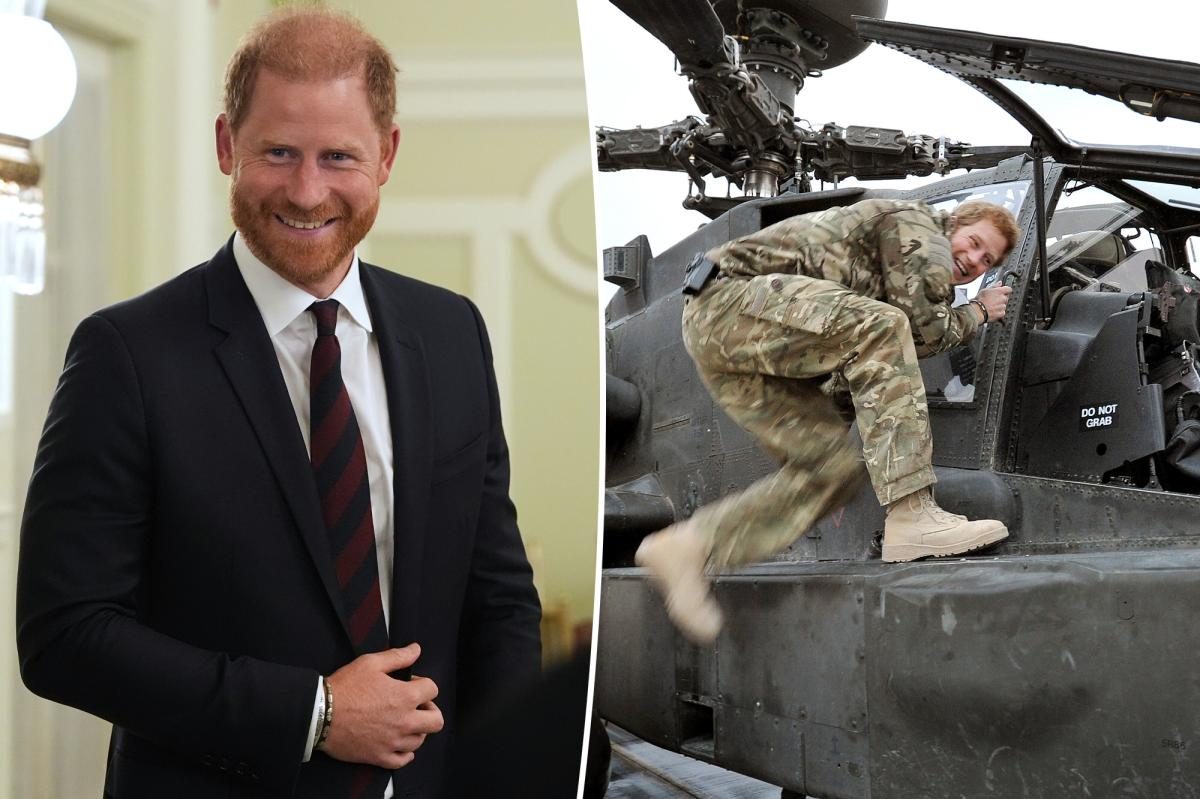 Prince Harry Skydives Raise Funds for Sunnybrook & True Patriot Love