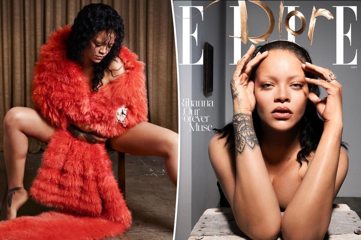 Rihanna Dares with Only a Dior Headband on 2026 Cover
