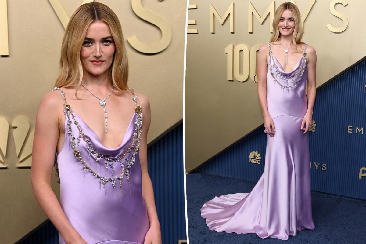 Sarah Pidgeon Dazzles in a Purple Chanel Gown, Snags Emmy Nom