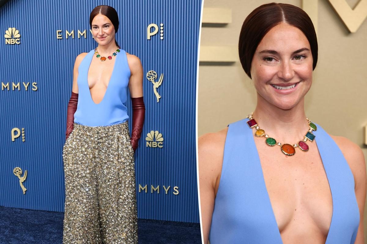 Karla Welch snaps at critics over Shailene Woodley's blue Emmys look